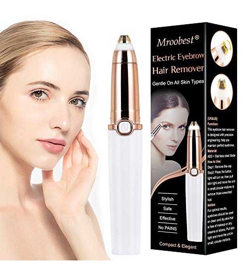 Mroobest Electric Eyebrow Hair Remover Trimmer For Women